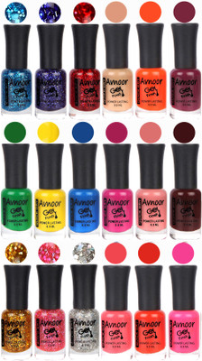 

Avnoor Trending Gel Nail Polish Combo 7957 Multicolor(Pack of 18)