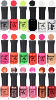 

Avnoor Trending Gel Nail Polish Combo 7947 Multicolor(Pack of 18)