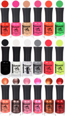 

Avnoor Trending Gel Nail Polish Combo 7944 Multicolor(Pack of 18)