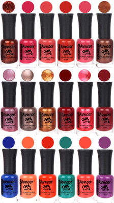 

Avnoor Trending Gel Nail Polish Combo 7931 Multicolor(Pack of 18)