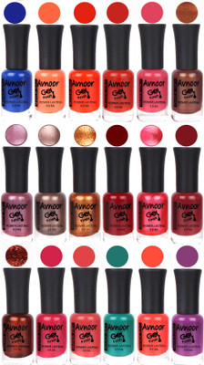 

Avnoor Trending Gel Nail Polish Combo 7923 Multicolor(Pack of 18)