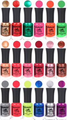 

Avnoor Trending Gel Nail Polish Combo 7917 Multicolor(Pack of 18)