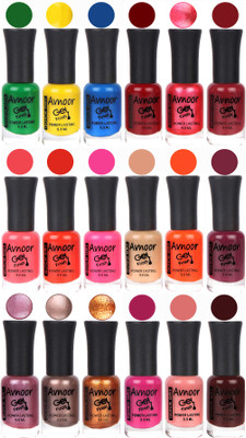 

Avnoor Trending Gel Nail Polish Combo 7972 Multicolor(Pack of 18)