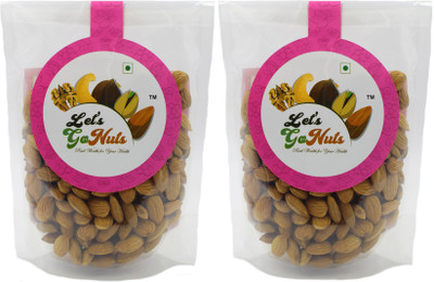 

Let's GoNuts Fresh Sound Nut Almond Kernels (Badaam) 250gx2 Almonds(300 g, Pouch)