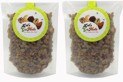 

Let's GoNuts Pure Sweet & Clean Dry Grapes Seedless 500gx2 Raisins(1000 g, Pouch)