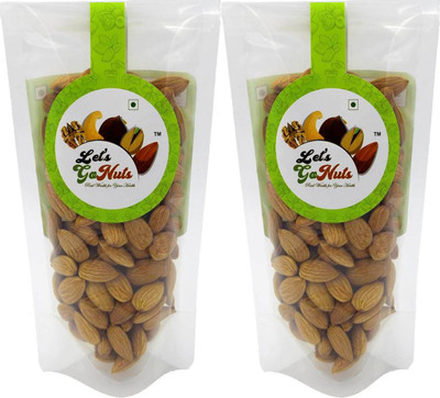 

Let's GoNuts Fresh Sound Nut Almond Kernels (Badaam) 150gx2 Almonds(300 g, Pouch)
