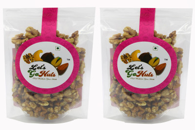 

Let's GoNuts Fresh & Crunchy Walnut Kernels (Akrot Giri) 250gx2 Walnuts(500 g, Pouch)