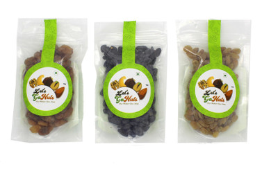 

Let's GoNuts Dry Grapes Seedless, Dried Black Grapes Seeded & Abjosh Grapes Munakka Seeded 100 Gms Each Raisins(300 g, Pouch)