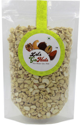 

Let's GoNuts Fresh Crispy Cashews Broken Nuts 4Pcs. (Thukdi) 500g Cashews(500 g, Pouch)