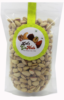 

Let's GoNuts Pistachios Roasted & Lightly Salted With Shell 500g Pistachios(500 g, Pouch)