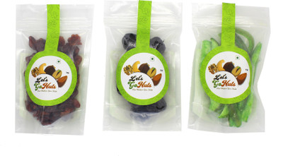

Let's GoNuts Fresh Dried Blueberries, Pomelo & Cranberries 100 Gms Each Assorted Fruit(300 g, Pouch)