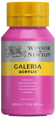 Winsor & Newton Galeria Acrylic Colour(Set of 1, Opera Rose (448) Jar of 500 ML)