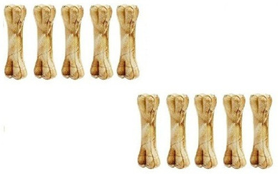 

Pets Empire Pressed Dog Bone, Mini (3-inch x 10 Pieces) Mega Pack Chicken Dog Chew(500 g, Pack of 1)