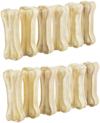 

jimmy bones Rawhide Chew Bones 3 Inches for Pet Dogs (1 Kg) Beef Dog Chew(1 kg, Pack of 1)