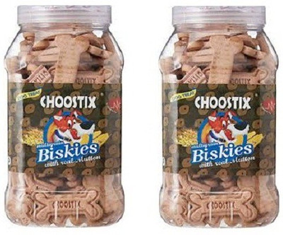 

Choostix Multigrain Dog Biscuits (Real Mutton) Lamb Dog Treat(2 kg, Pack of 2)