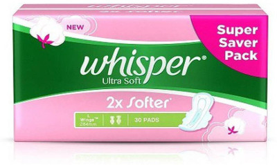 

whisper Ultra Soft XL Wings Sanitary Pad (Pack of 30) Sanitary Pad