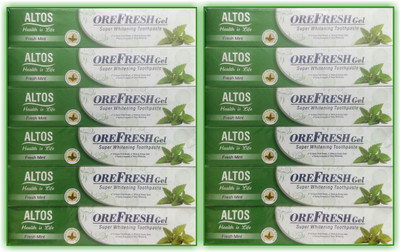 

OREFRESH GEL OreFreshGel_Fresh Mint_X12 Toothpaste(1200 g, Pack of 12)