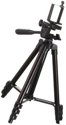 

OSRAY DSLR Camera Tripod - 3120 for Camera + Mobile Clip Holder Fully Flexible Mount Cum Tripod(Black, Supports Up to 500 g)