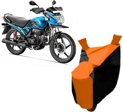 ABP Two Wheeler Cover for Hero(Passion Pro TR, Black, Orange)