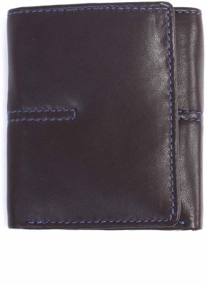 Tee Ess Men Casual, Trendy Brown Genuine Leather Wallet(6 Card Slots)