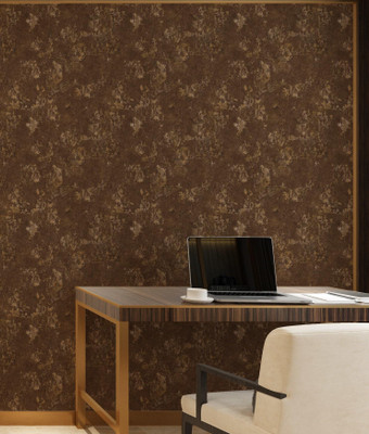 PERFECT DECOR Embossed Classics Brown Wallpaper(L x W: 1000 cm x 53 cm)