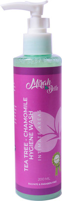 

Mirah Belle Naturals Tea Tree – Chamomile – Aloe Vera Intimate Hygiene Wash Intimate Wash(200 ml, Pack of 1)
