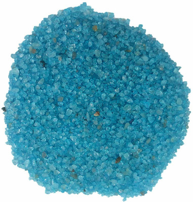 

Goofy Tails Crystal Sand Gravel for Aquarium Decoration 5 kg Sand Unplanted Substrate(Blue)