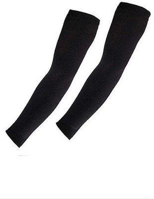 SPEEDZZ Cotton Arm Sleeve For Boys & Girls(Free, Black)