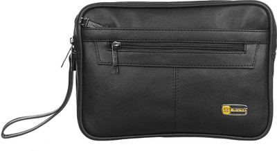 

Blowzy Travel Pouch Artificial Leather Waterproof Multipurpose Bag(Black, 11 inch)