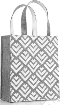 

H&B Multipurpose Jute Bag - Eco-Friendly Reusable Bag - As Gift Bag | Shopping Bag | Travel Bag | Grocery Bag - Arrow - Grey Waterproof Multipurpose Bag(Grey, 5 L)
