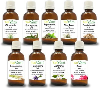 

Tatvam Aroma Oil Pack of 9 (10ml each)(10 ml)