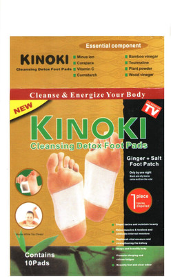 Dcentx KINOKI 100% Orignal Detox Premium Foot Patch(Pack Of 10)(50 g)