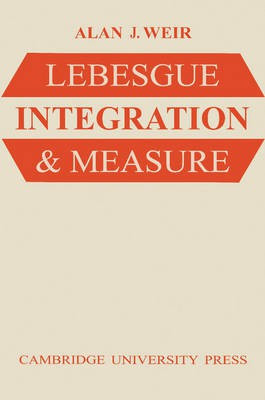 Lebesgue Integration and Measure(English, Paperback, Weir Alan J.)