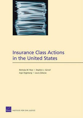 Insurance Class Actions in the United States(English, Electronic book text, Pace Nicholas M)