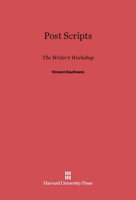 Post Scripts(English, Electronic book text, Kaufmann Vincent)