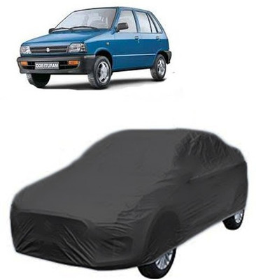 A+ RAIN PROOF Car Cover For Maruti Suzuki 800 (Without Mirror Pockets)(Black)