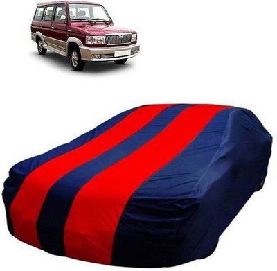 A+ RAIN PROOF Car Cover For Toyota Qualis (Without Mirror Pockets)(Multicolor)