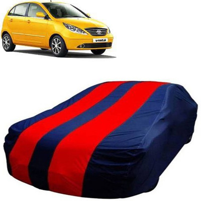 A+ RAIN PROOF Car Cover For Tata Vista Tech (Without Mirror Pockets)(Multicolor)