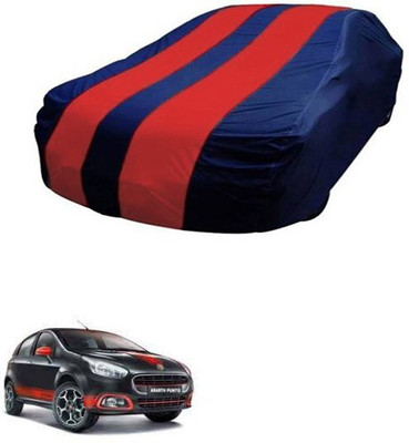 A+ RAIN PROOF Car Cover For Fiat Abarth Punto (Without Mirror Pockets)(Multicolor)