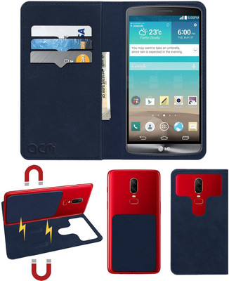 ACM Flip Cover for Lg G3 D855(Blue, Cases with Holder, Pack of: 1)