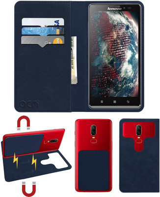 ACM Flip Cover for Lenovo Vibe Z K910l(Blue, Cases with Holder, Pack of: 1)