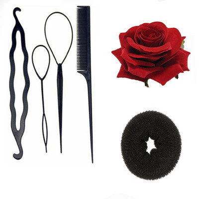

S R Enterprises hair accessories diy kit comb (pack of 6pcs)(Set of 6)