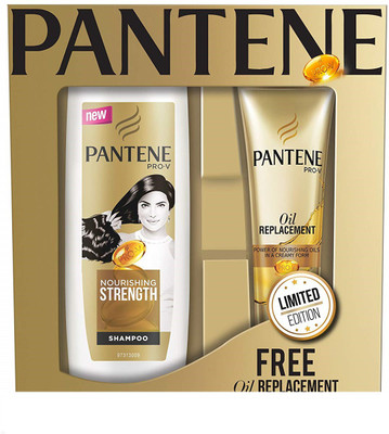 

PANTENE Nourishing Strength Shampoo With Oil Replacement (Combo Of 2)(Set of 2)
