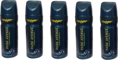

Park Avenue STORM ( PACK OF 5) Deodorant Spray - For Men(150 ml, Pack of 5)