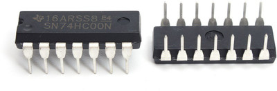 INVENTO 3PCS SN74HC00N 74HC00N IC QUAD 2-INPUT NAND GATE IC 14-DIP Automotive Electronic Hobby Kit