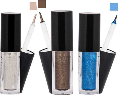 

BBMENOW Glitter Smudge Proof eyeliner (Pack of 3) 7.5 g(MULTICOLOUR)
