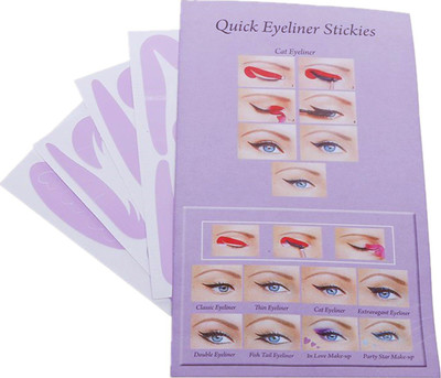 

Futurekart Eyes Makeup Eyeliner Stencils Repeatable Reusable Eye Makeup Card Template Tools Kit 8 in 1 set Eyebrow Stencil(8)