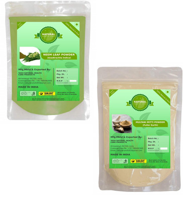 

Fedele Herbal Natural Multani Mitti Powder,Neem Leaf Powder Natural Powder Combo Set 2 (200 g)(200 g)