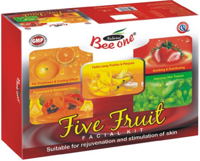 

BEEONE Unisex Five Fruit Facial Kit for All Skin Type 312 g