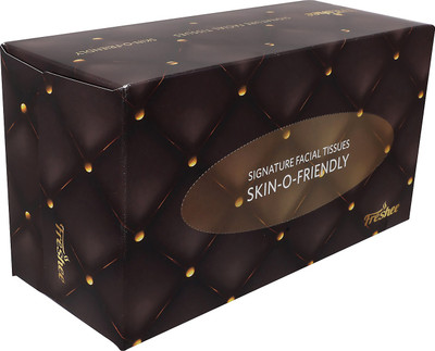 

Freshee 100 pulls 2 ply Virgin Fiber High Quality Tissue that offer fresh soft and hygienic experience(Pack of 100)